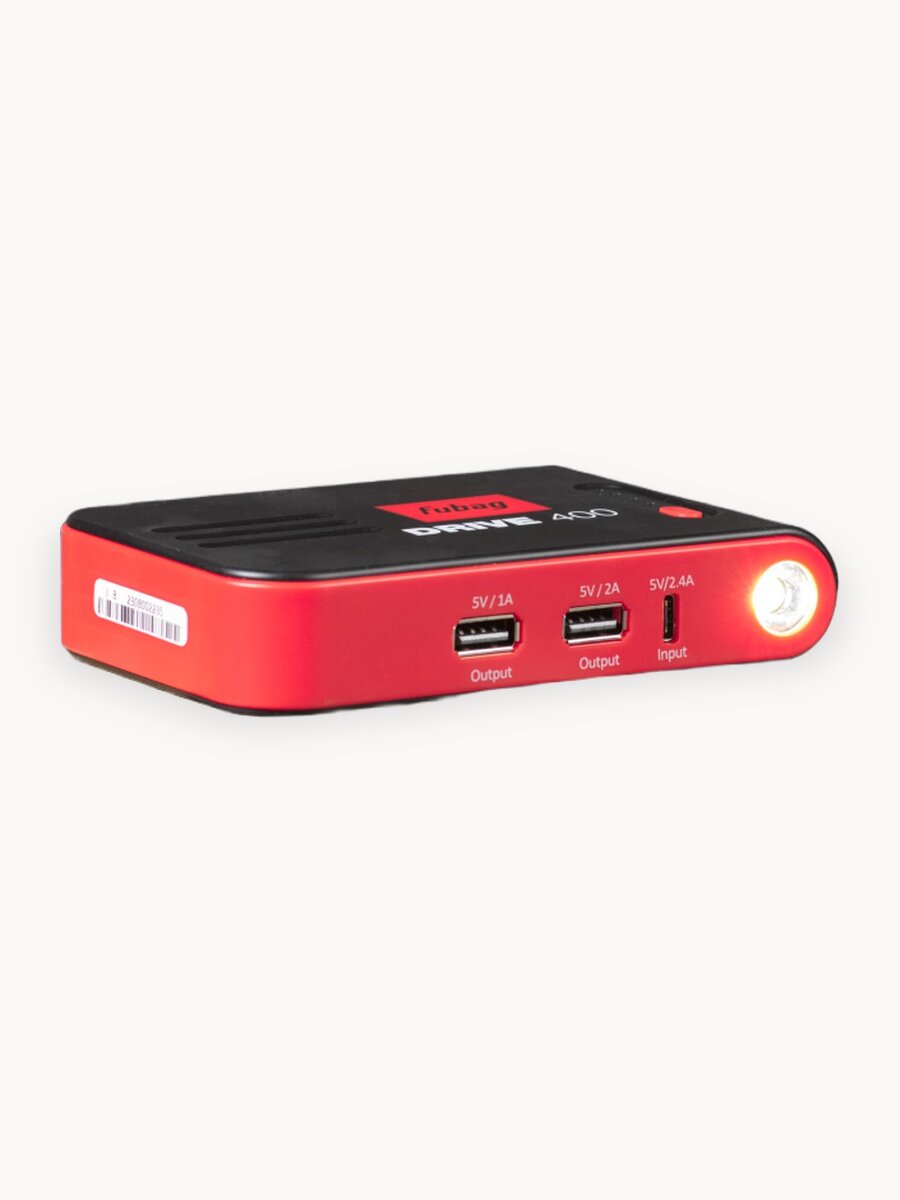 Пусковое устройство для автомобиля Fubag Drive 400, встроенная батарея