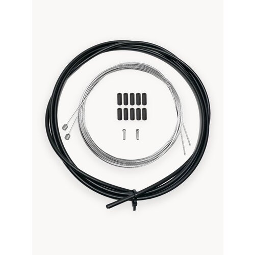 Комплект тросов и оплеток Energy для переключателей велосипеда: 2 троса 1.2*2000мм с наконечниками, оплетка 4мм (длина 300 см), 10 концевиков