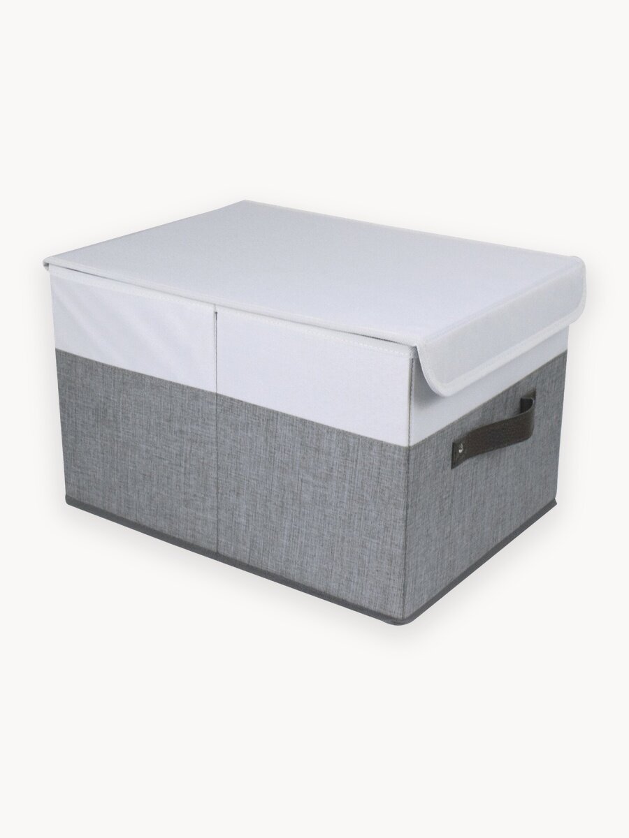 Короб для хранения вещей EG Еврогарант складной органайзер с крышкой 30x40x25см 30 литров