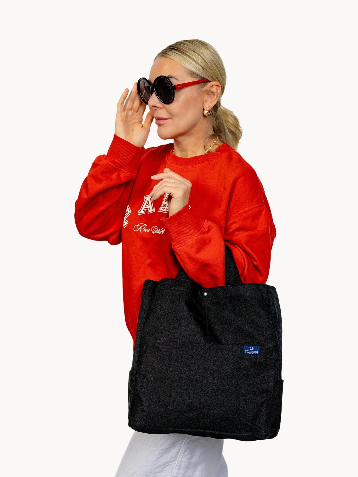 Сумка шоппер LANOTTI, черный