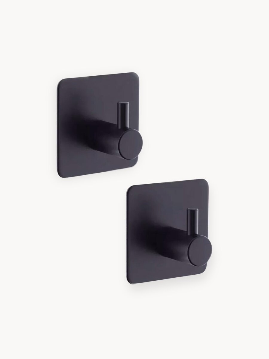 Крючки самоклеящиеся металлические 2 шт