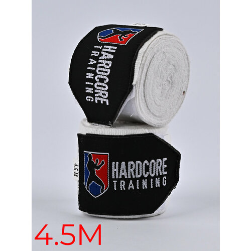 Боксерские бинты Hardcore Training Superior White 4.5 метра белые