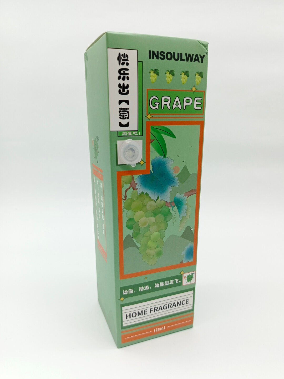 Ароматизатор INSOULWAY "Grape", для дома и офиса, устранение неприятных запахов, 120 мл — фото 1