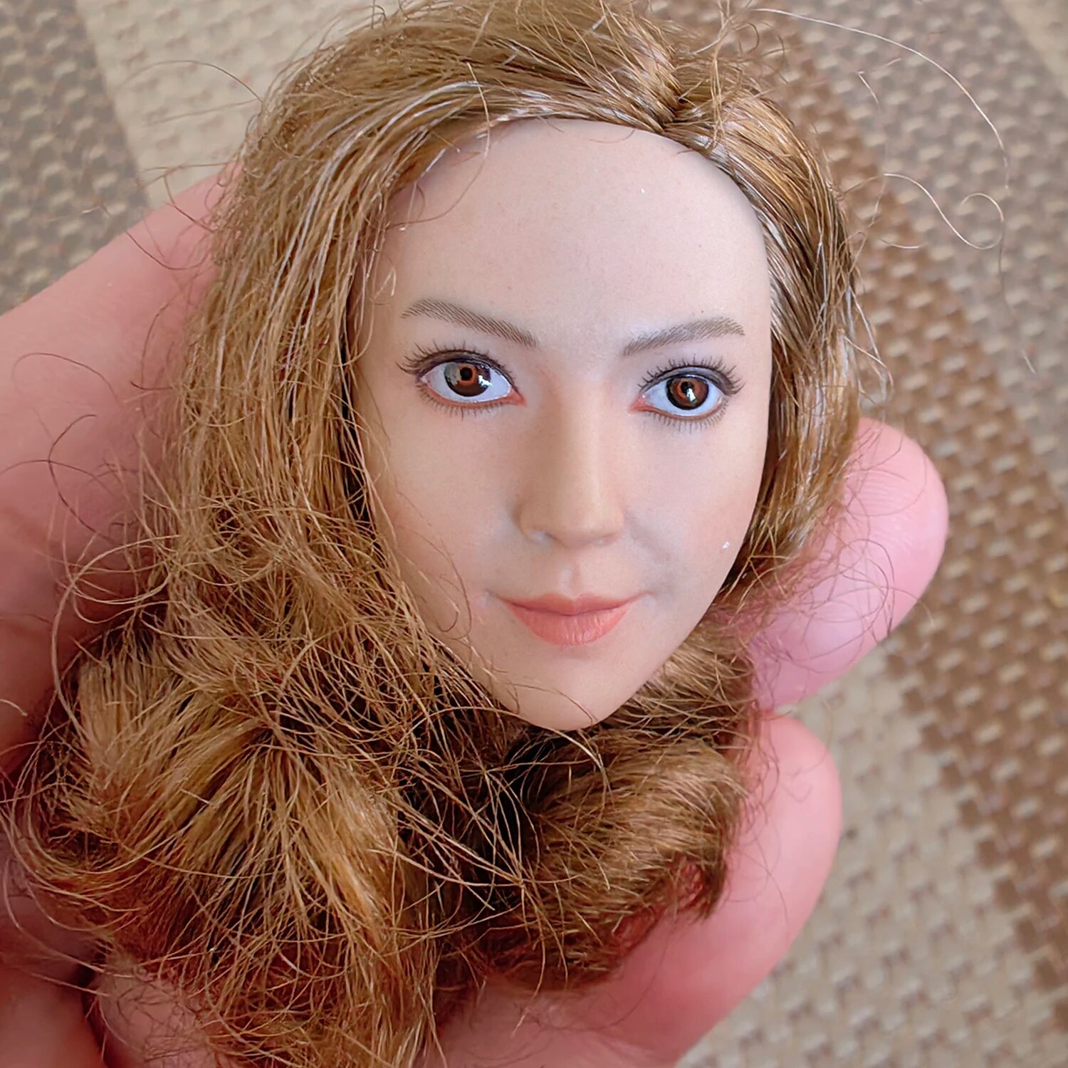 GACTOYS 1:6 Азиатская девушка голова модель для сборки, Унисекс