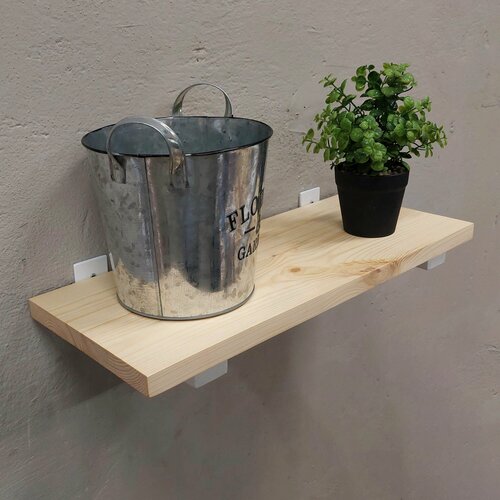 Изображение товара Настенная полка из натурального дерева скандинавском стиле 50см х 20 см