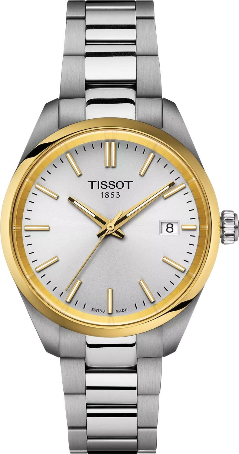 Наручные часы TISSOT, серебристый — фото 1
