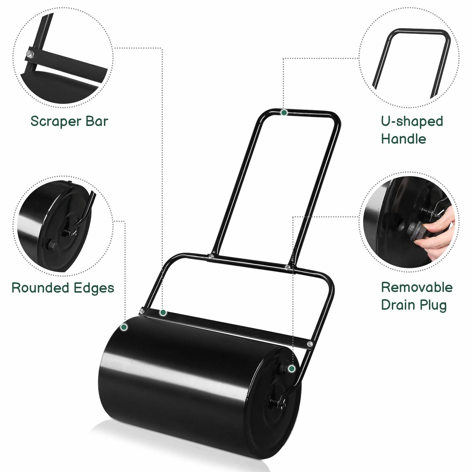 Каток для газона ручной