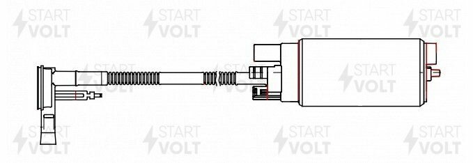 Мотор бензонасоса для а/м KIA K5 (20-) 2.5i (SFP 0814), STARTVOLT SFP0814