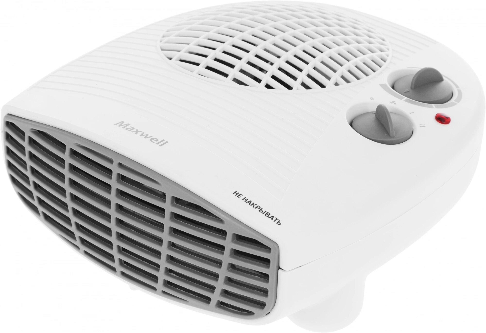 MW-3456 / Тепловентилятор ТЭН Maxwell MW-3456 2000Вт с термостатом 2 режима белый