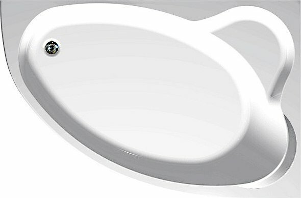 Акриловая ванна Aquanet Mayorca 00205438 R 150x100 см угловая правая пристенная белая асимметричная с каркасом с сиденьем