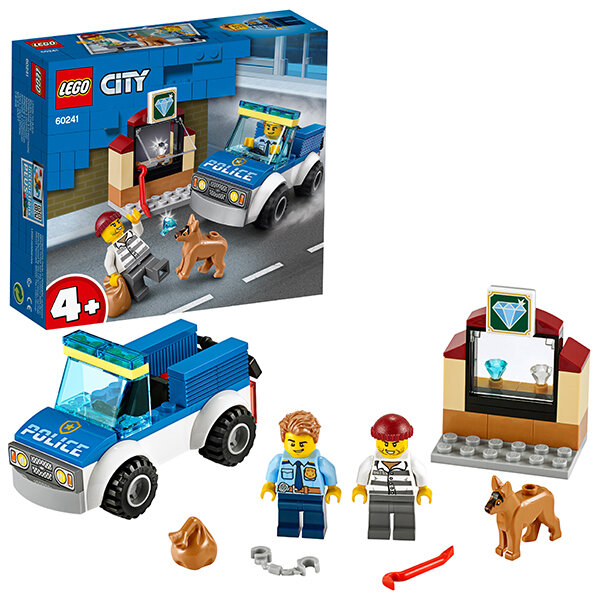 Конструктор LEGO City 60241 Полицейский отряд с собакой