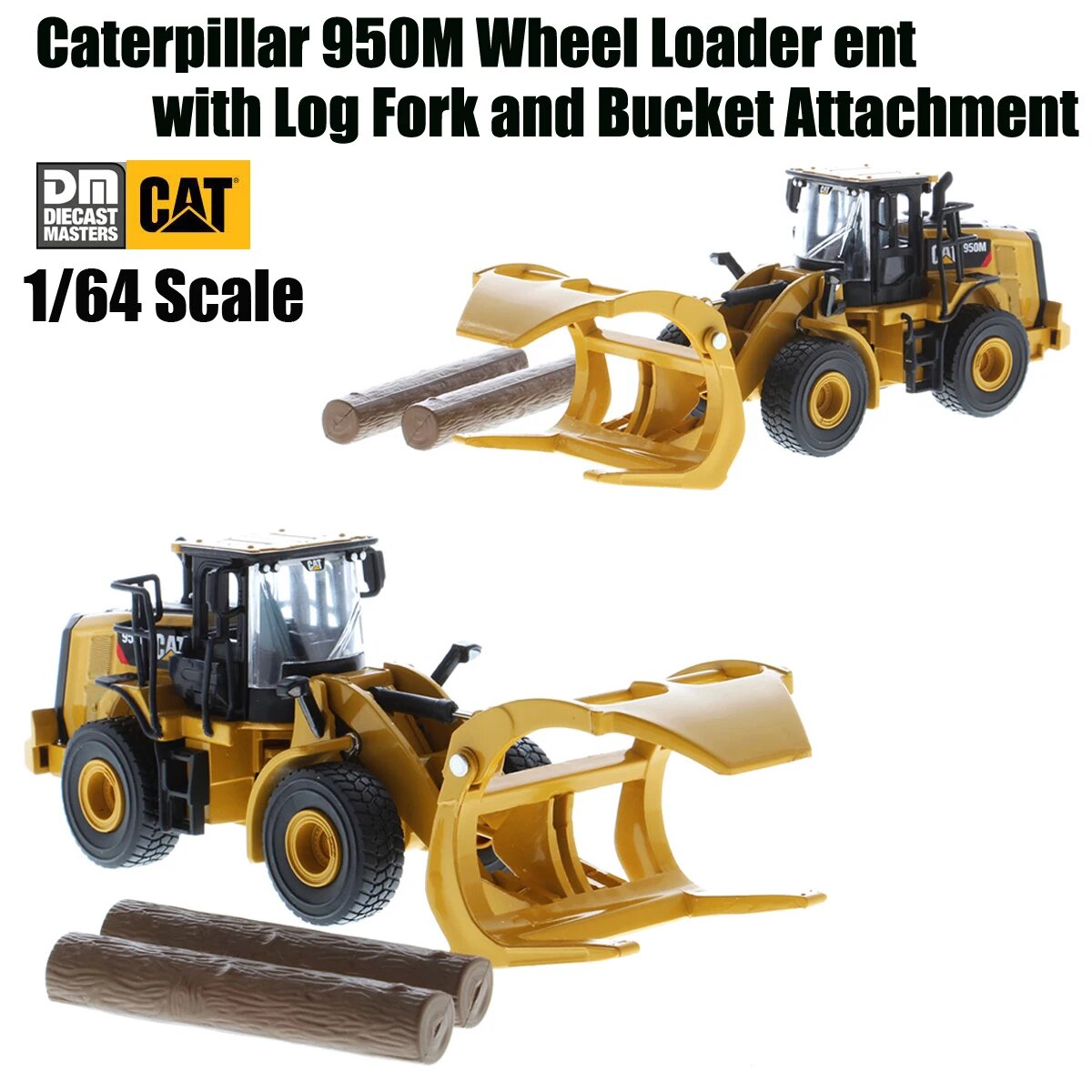 Масштабная модель Caterpillar 745 Diecast Masters, Желтый