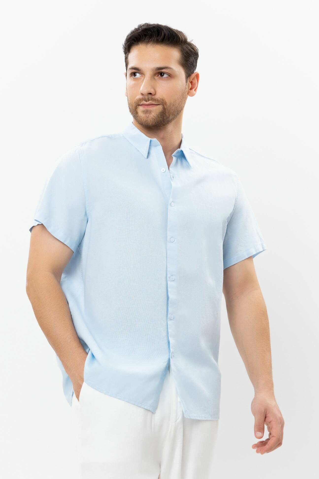 Рубашка TERRA PRO, размер XL, blue