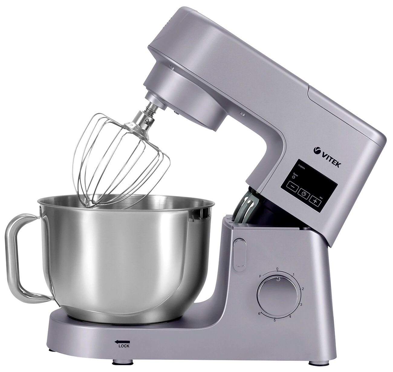 Миксер планетарный Vitek VT-PM0550 2000 Вт серебристый