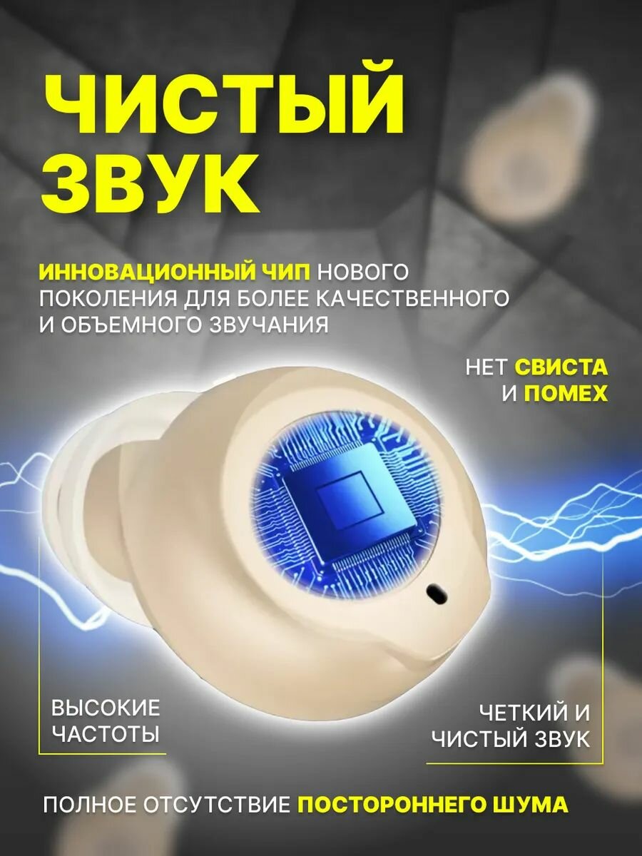 Изображение Слуховой аппарат Усилитель звука, внутриушной, русифицированная инструкция