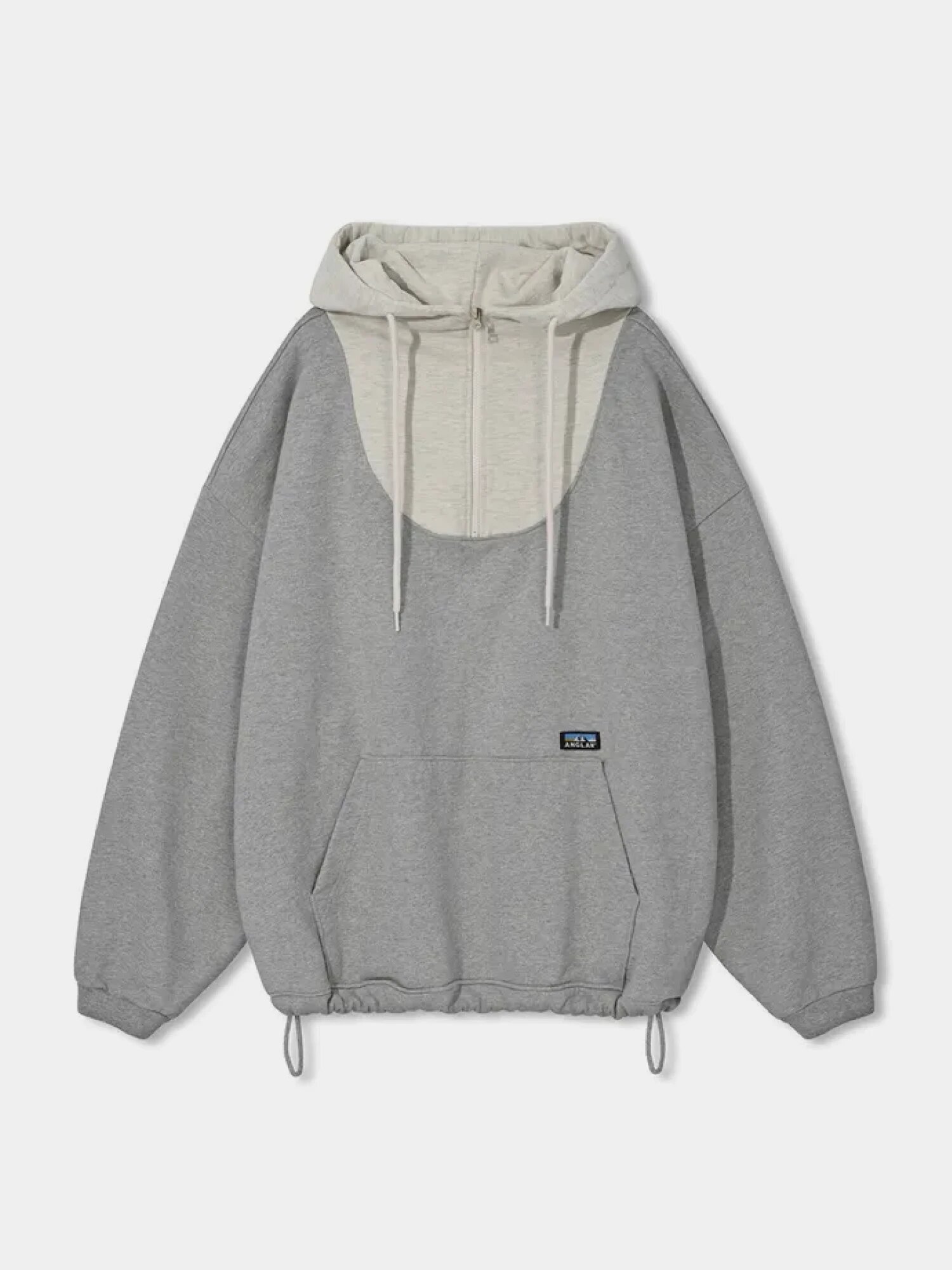 【ANGLAN】24FW★ [AG] Applique Sweat Half Zip Up Свитер ANGLAN Applique Sweat Half Zip Up — купить в интернет
