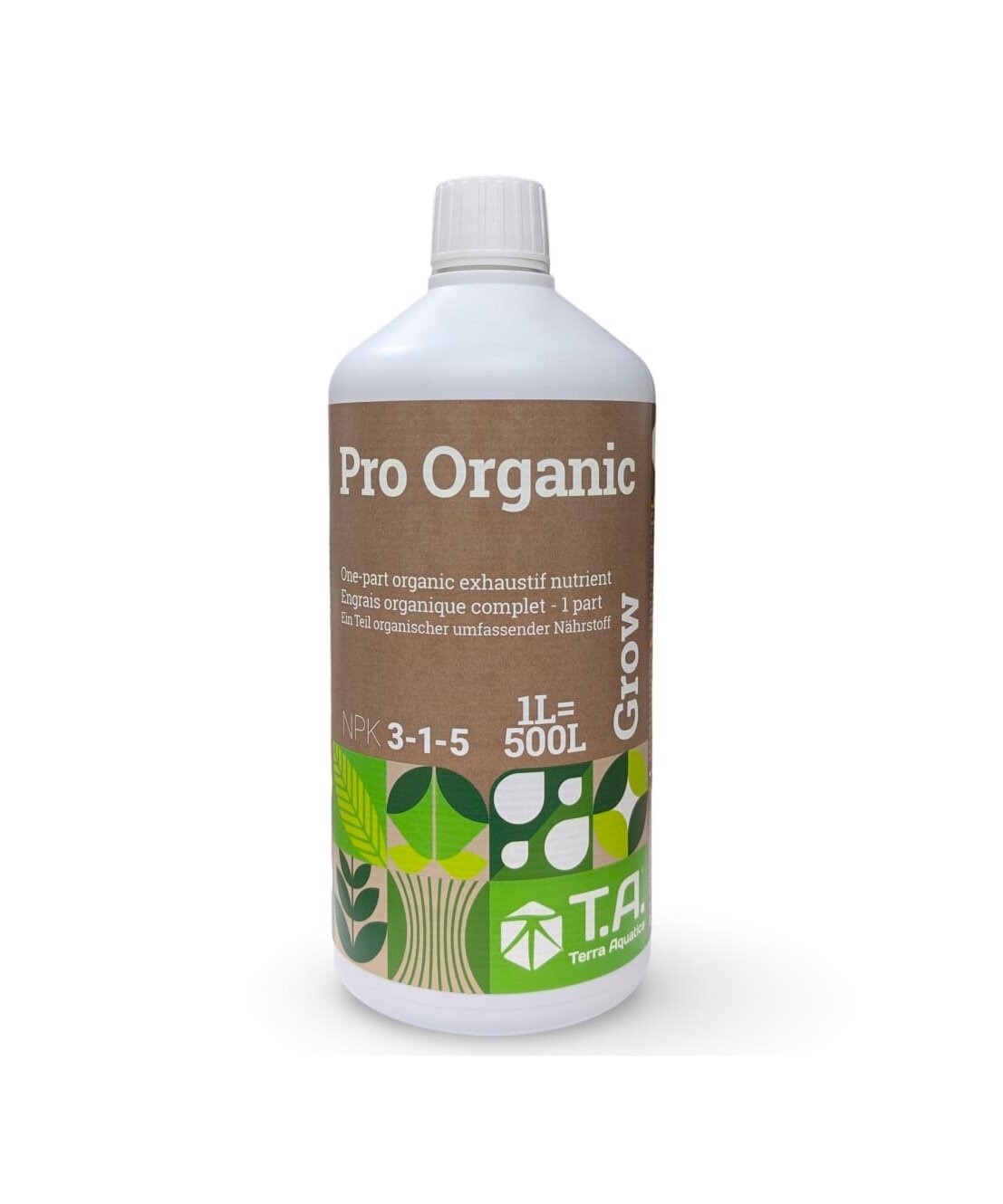 Удобрение для вегетации Terra Aquatica Pro Organic Grow 1 л.