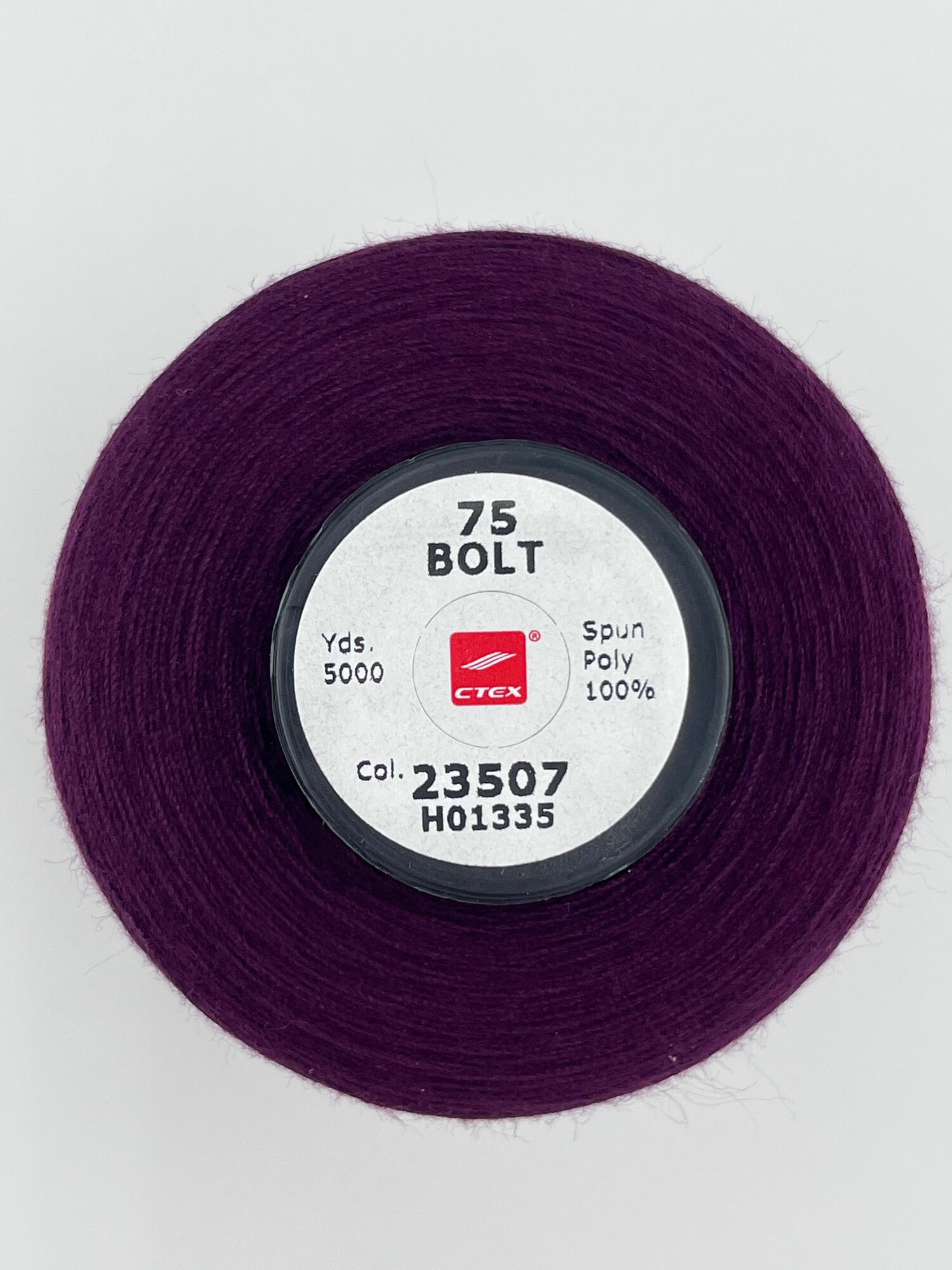 Нитки для шитья 40/3, 5000 ярдов, фиолетовые — фото 1