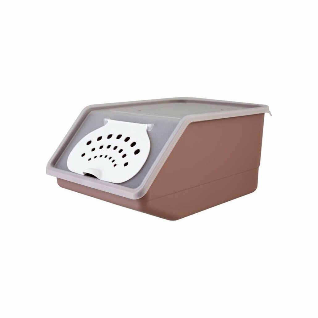 Контейнер для овощей 76л пластиковый с вентиляцией хранение свежести