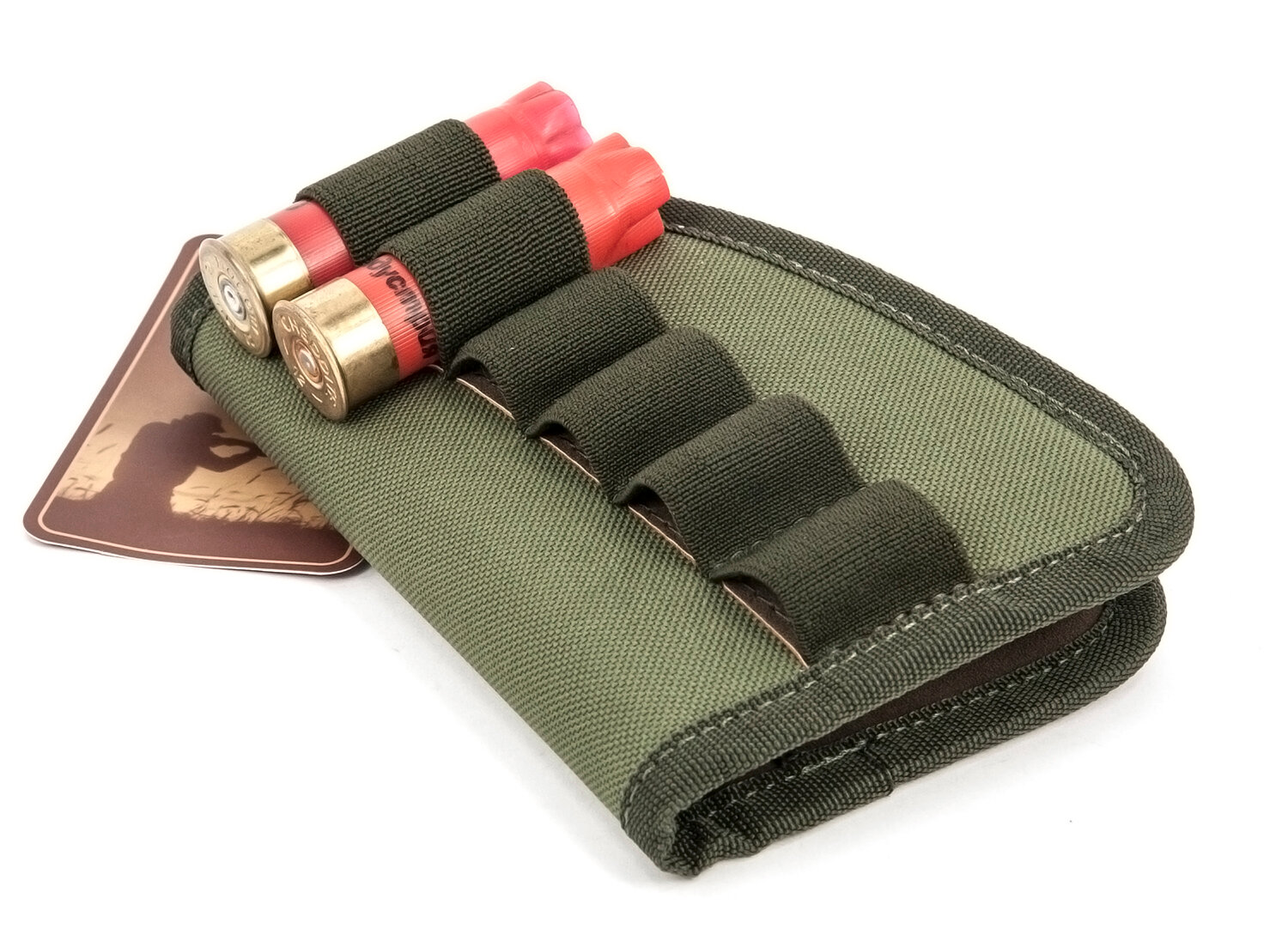 Патронташ на приклад для 6 патронов 12, 16, 20 калибра — фото 1