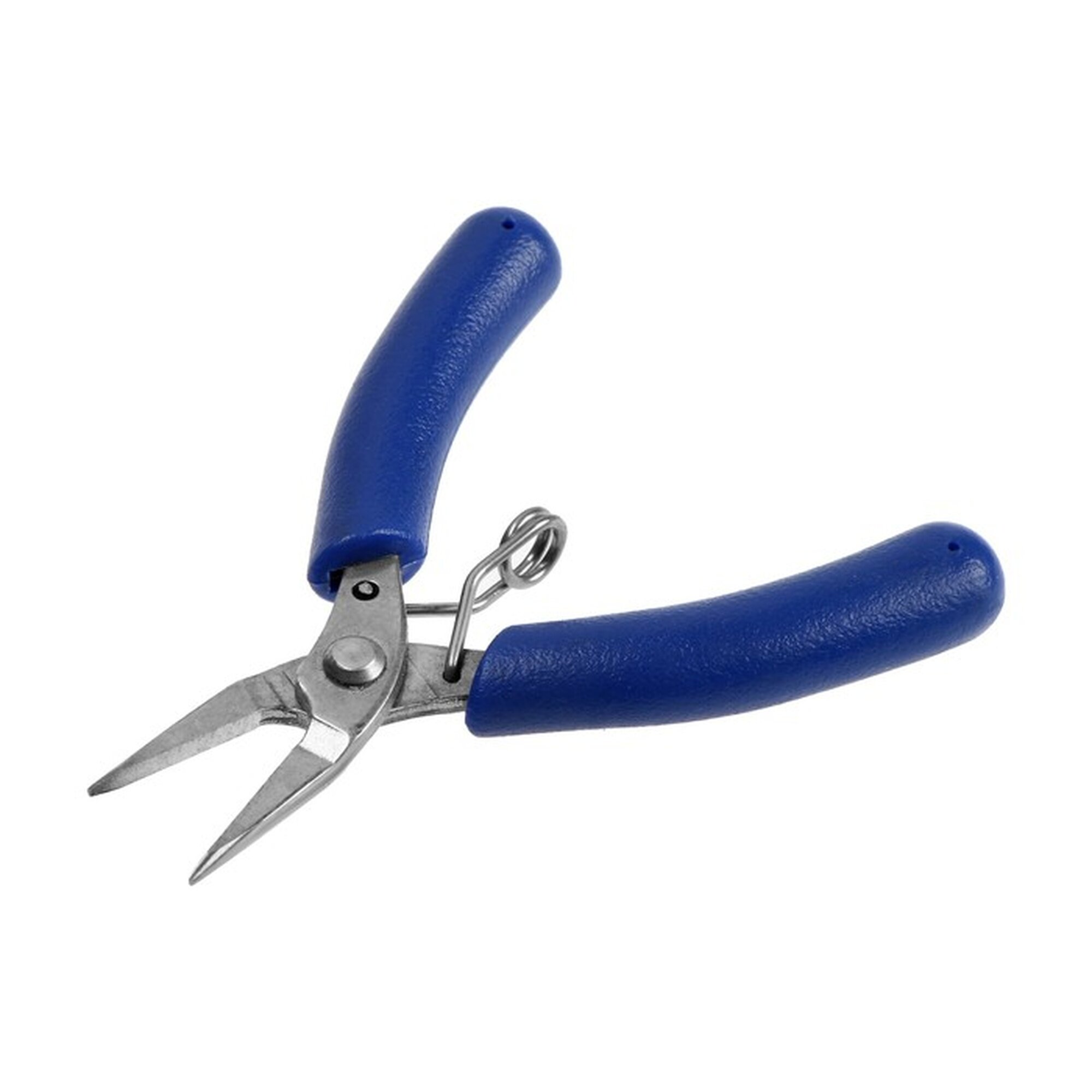 Длинногубцы для электроники тундра mini нерж. сталь противоскользящие рукоятки 90 мм