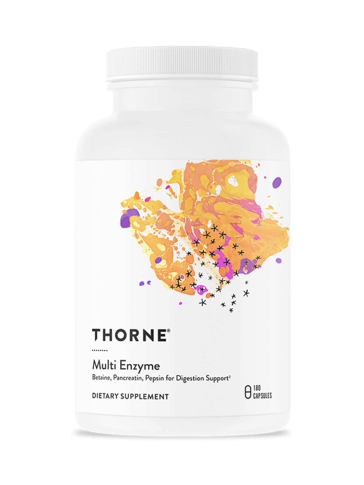 Пищеварительные ферменты бетаинпепсинпанкреатин Multi Enzyme Thorne Research 180 капсул