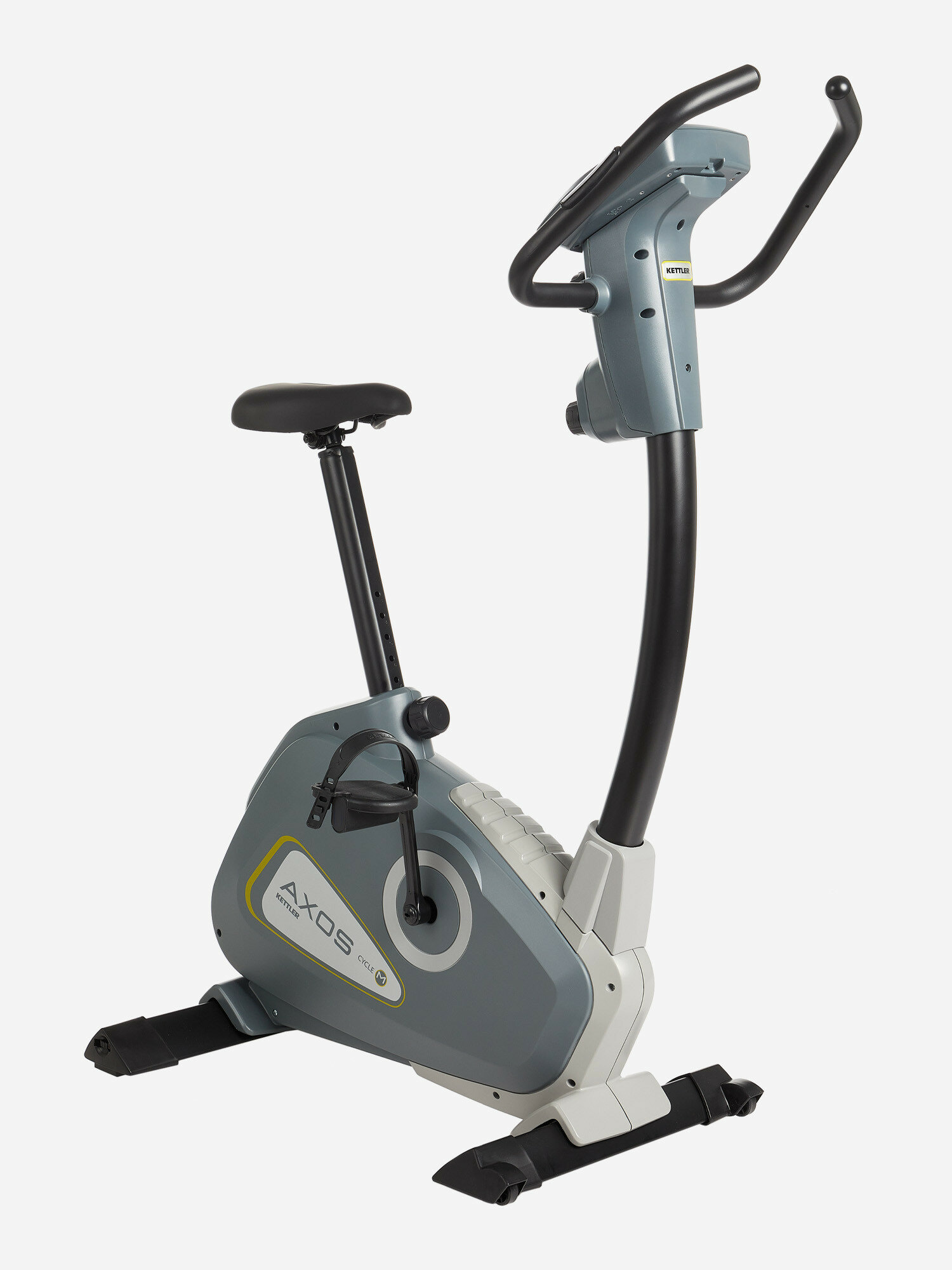 Велотренажер KETTLER "Axos Cycle M", магнитный, 8 уровней нагрузки, серый