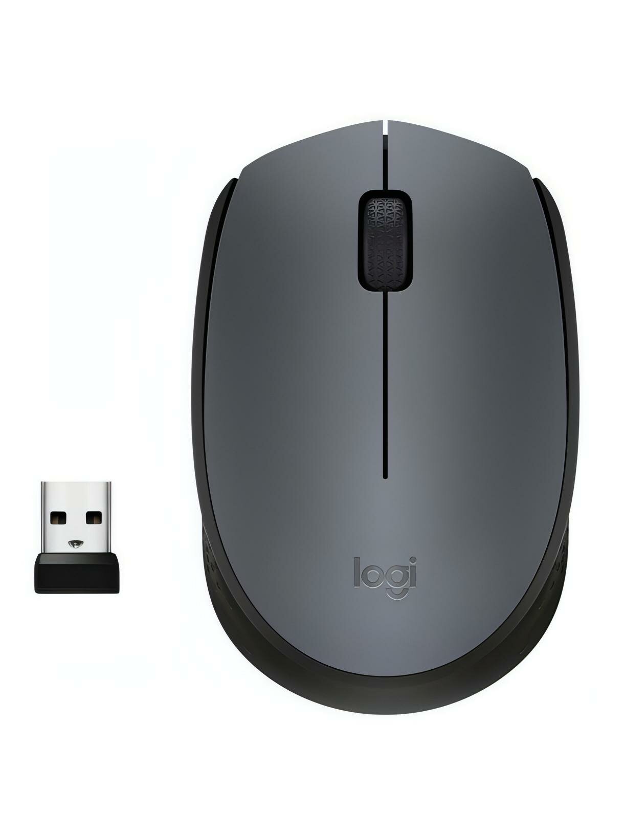 Мышь беспроводная Logitech M170 Grey/Black