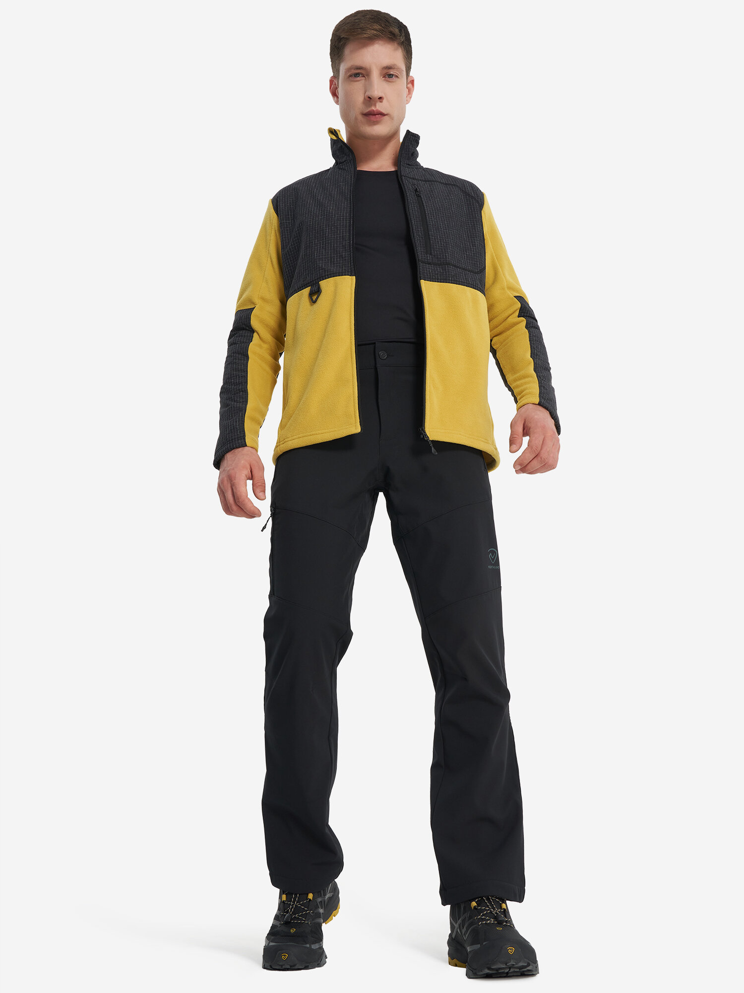 Брюки утеплённые Northland, размер 46, черный — фото 1