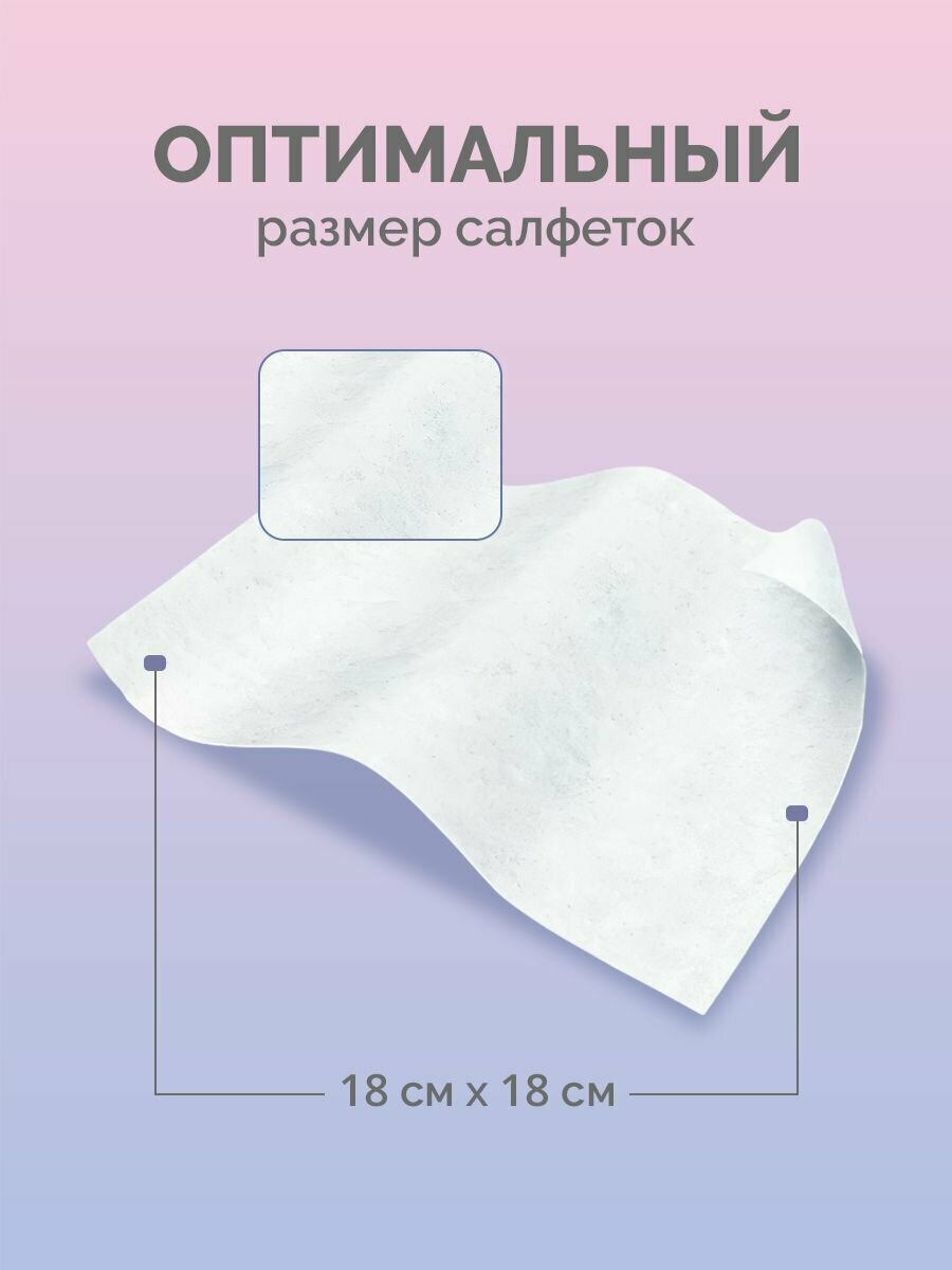 Изображение Влажные салфетки гипоаллергенные, 60шт
