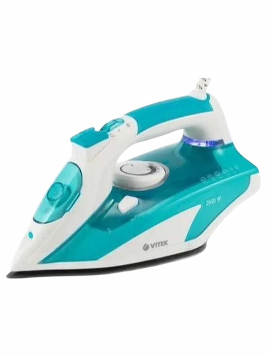 Утюг для одежды Vitek VT-8355 (MC) мощность 2600Вт вертикальное отпаривание бирюзовый