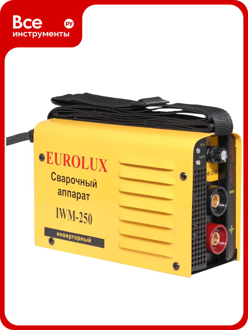 Инверторный сварочный аппарат Eurolux IWM250 65/29
