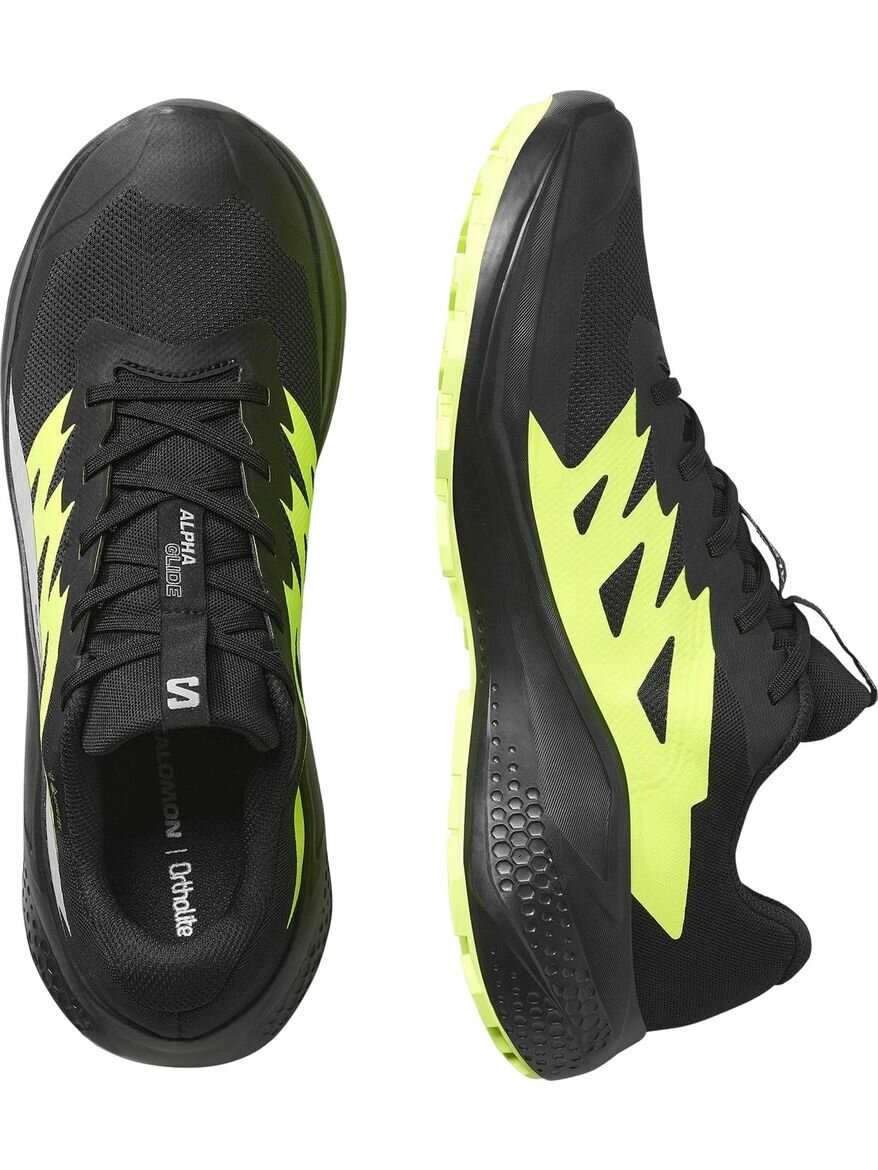 Кроссовки Salomon Alphaglide Gtx, полнота F, размер 8,5 UK, черный — фото 1