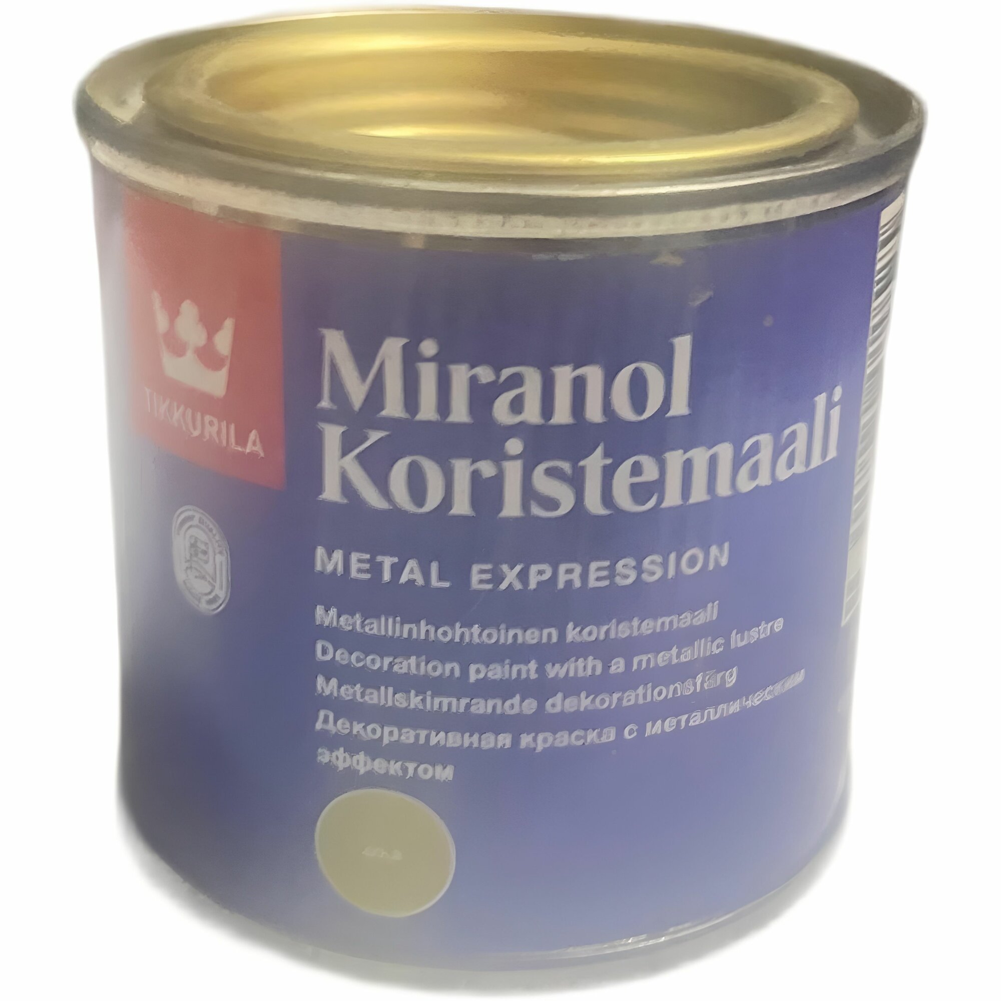 Краска Tikkurila Miranol Koristemaali золото 01l