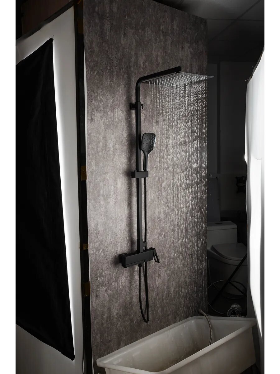 Душевая система с тропическим душем Gappo G2417-6 — фото 1