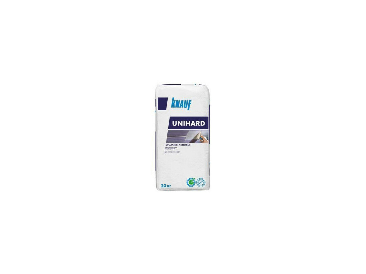 Шпаклевка гипсовая KNAUF Unihad белая 20 кг