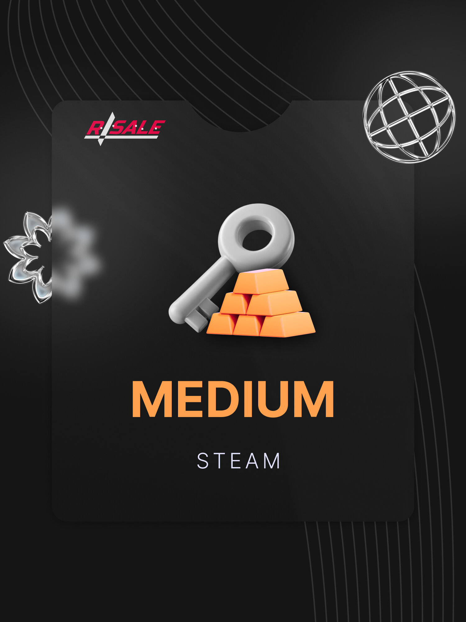 MEDIUM | Случайная игра Steam для ПК | Цифровой Ключ для Активации | Ключ Стим | Окупаемость до 50x | 100% окуп