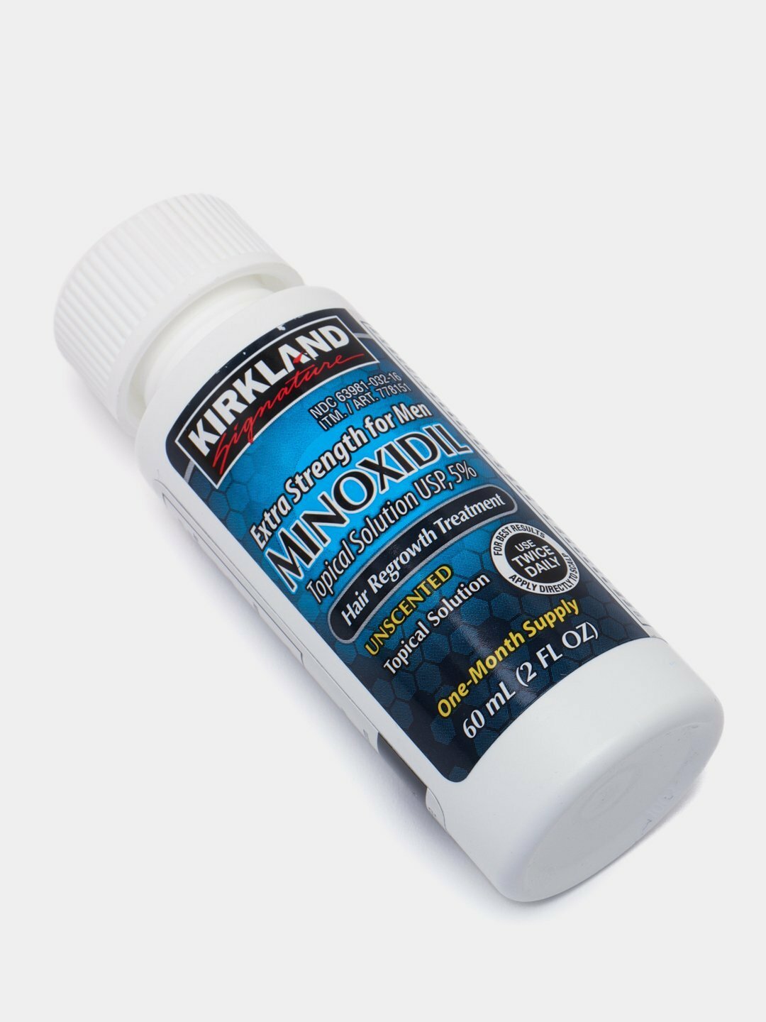 Миноксидил для роста волос и бороды Kirkland Minoxidil 5%, 60 мл — фото 1