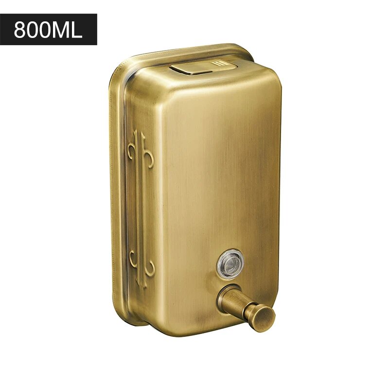 Античный бронзовый диспенсер для жидкого мыла ELLEN HOMEDECOR 800ML