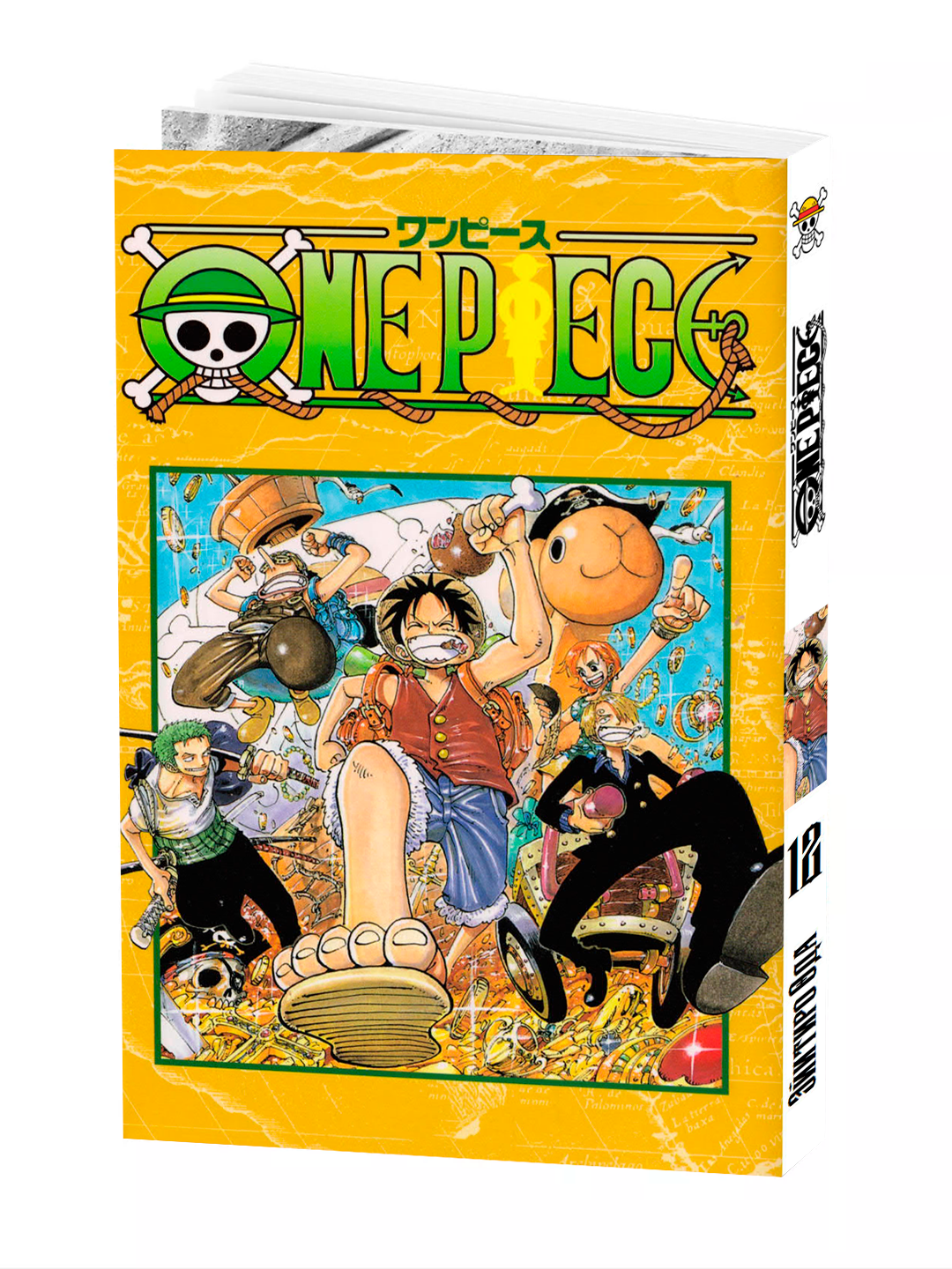 Манга One Piece, Большой куш, 12 том, Oдa Э, мягкий переплет.