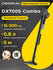Пылесос для дома вертикальный проводной DEERMA DX700S Combo (Серы...
