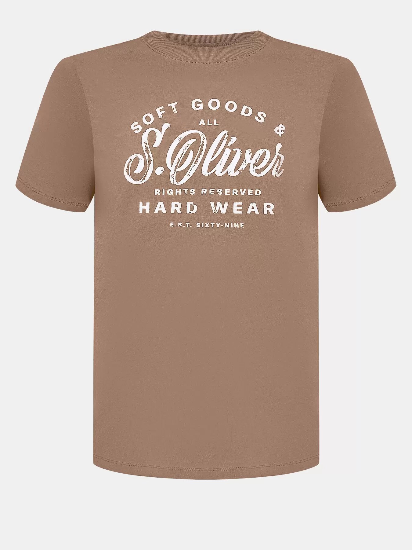 Футболка s.Oliver, размер XXL, коричневый