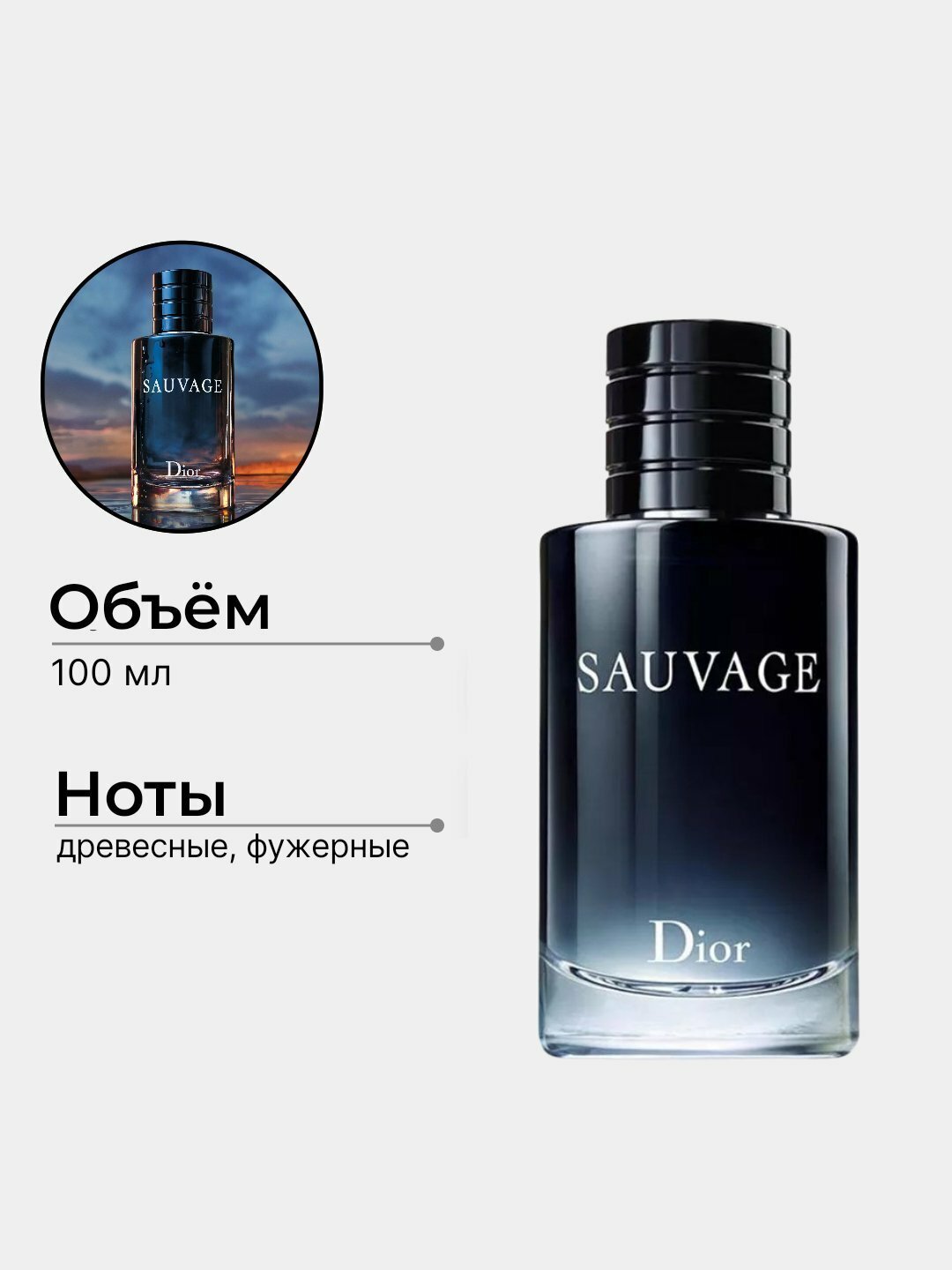 Духи Savage 100 мл для мужчин — фото 1