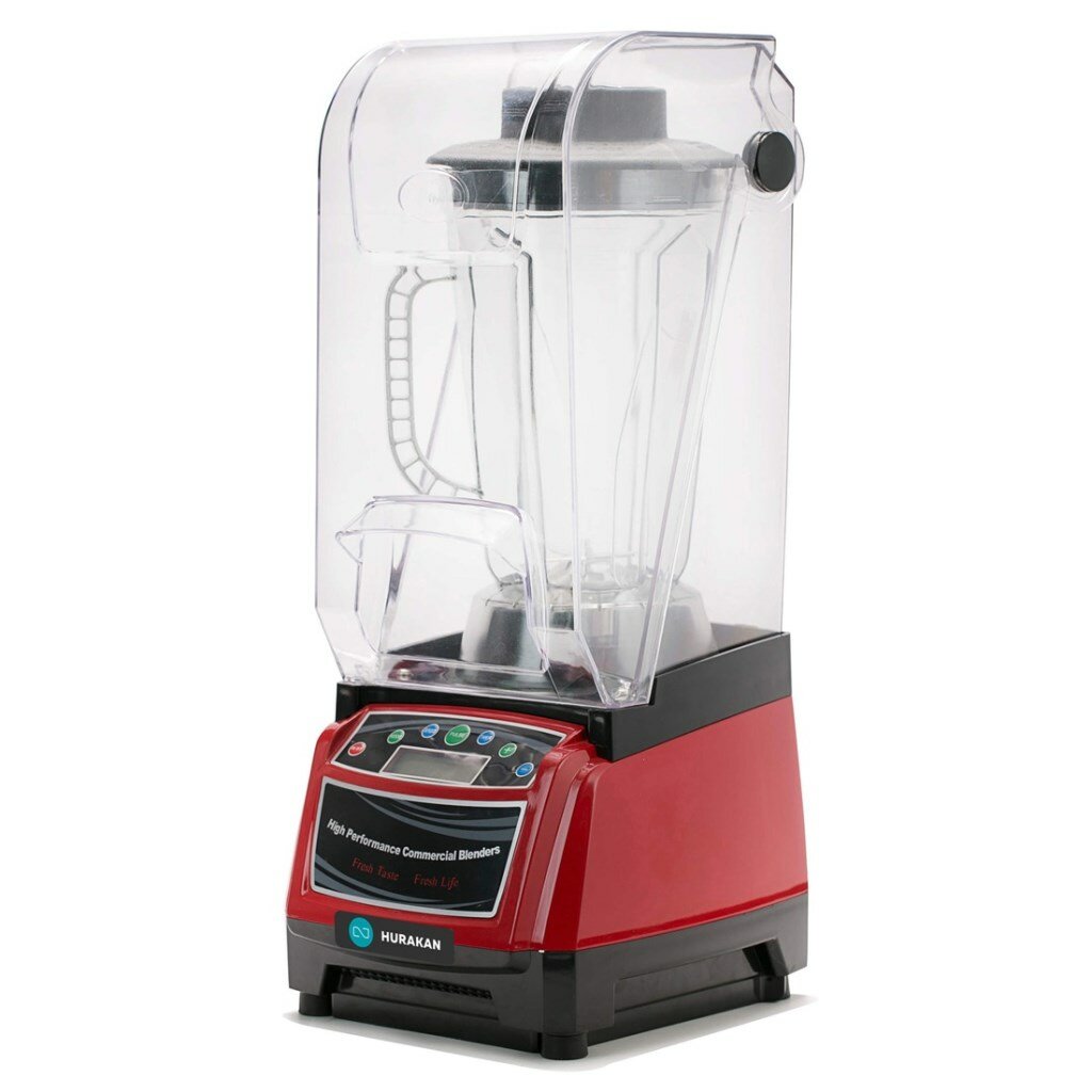 Блендер Hurakan HKN-HBH850, стационарный, 1800Вт, 2 скорости, 2.7л, черный/красный