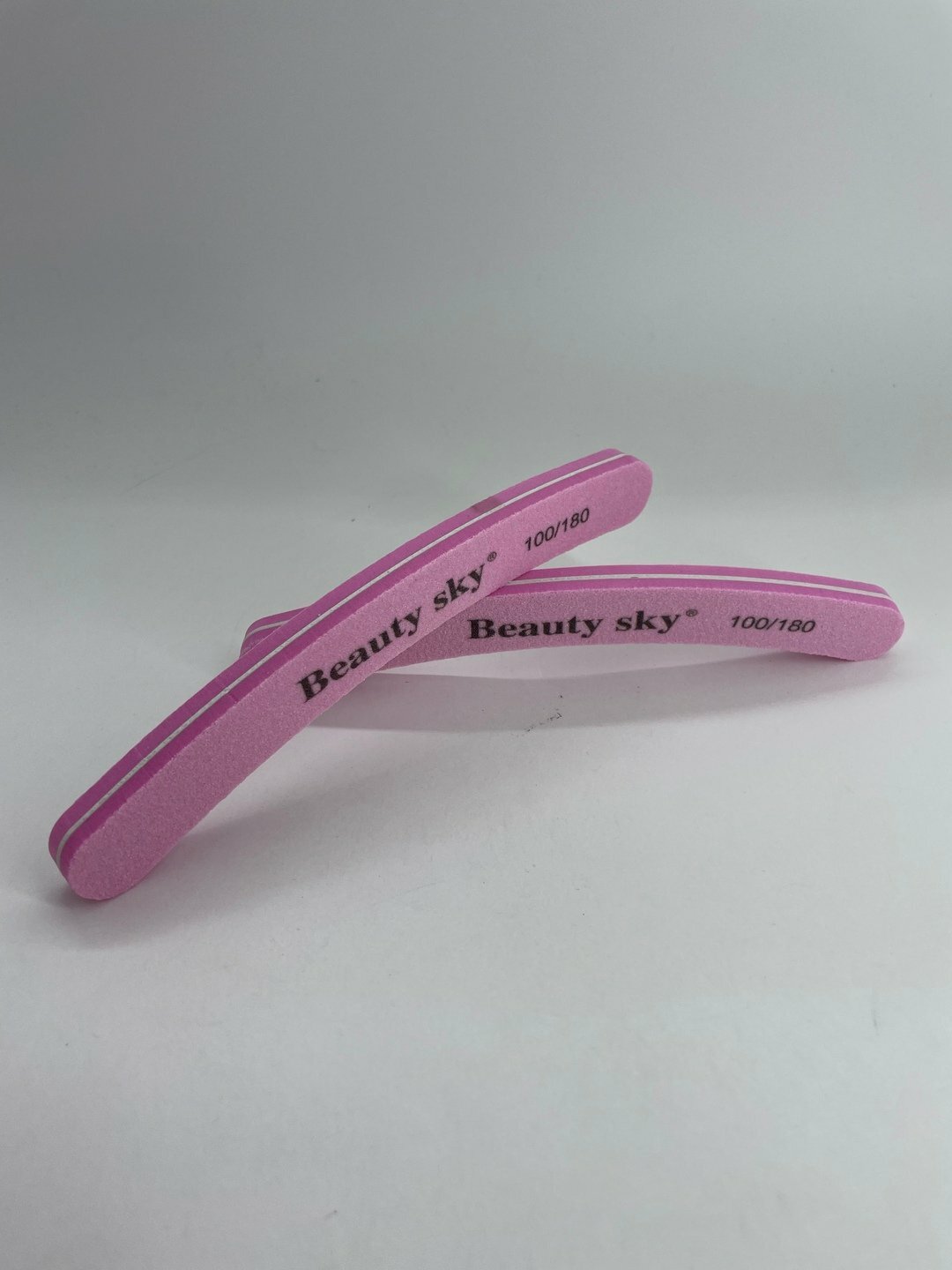 Пилка для ногтей, 100/180, для маникюра и педикюра, Beauty sky