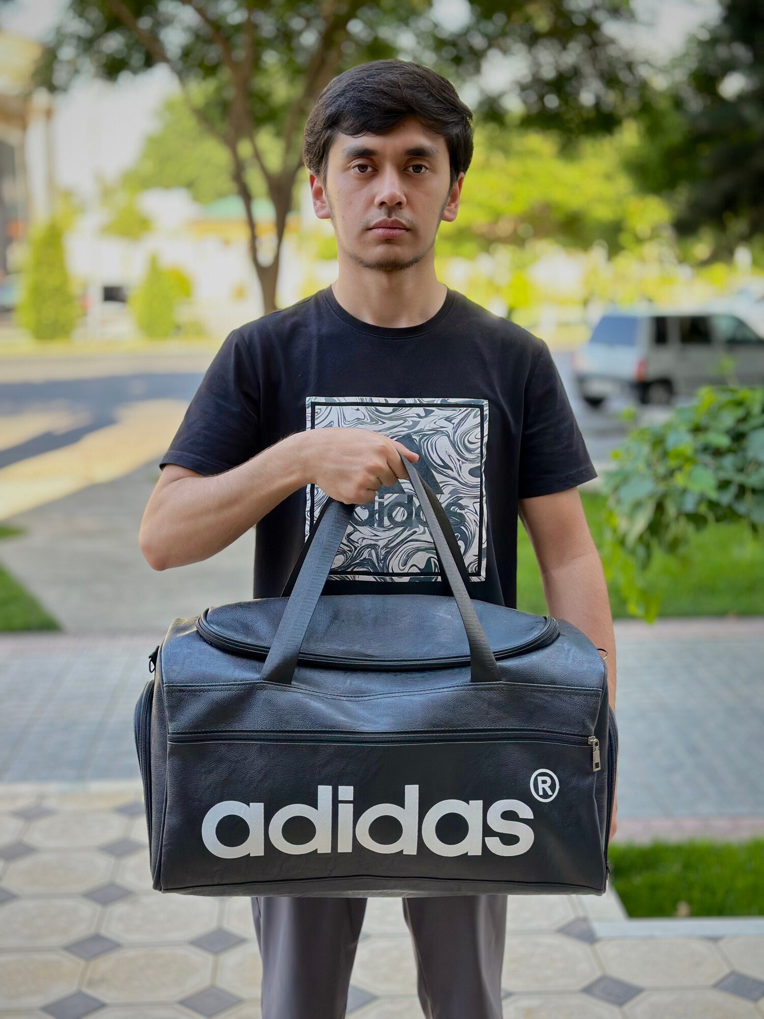 Сумка дорожная , 40 л, 28х29х51 см, ручная кладь, черный