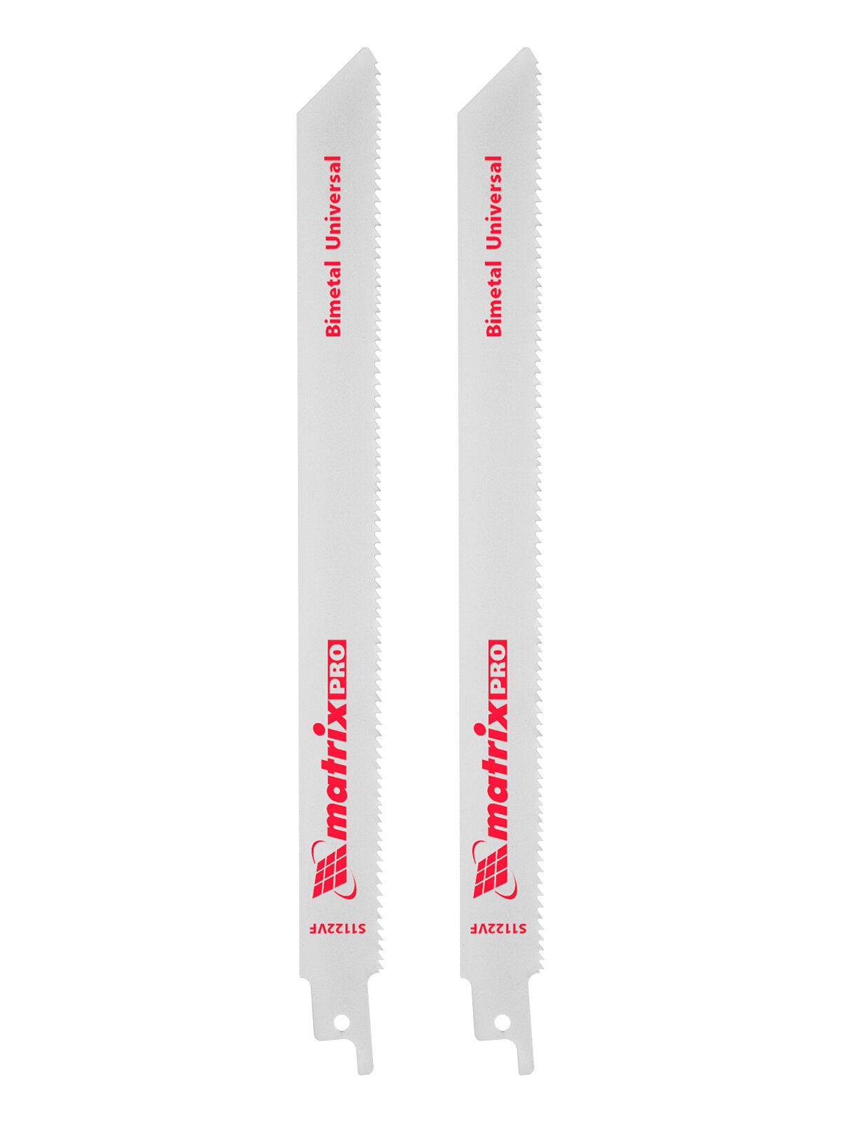 Полотна универсальные для сабельной пилы S1122VF 200/1 8-2 5 мм Bimetal 2 шт Matrix PRO 782002