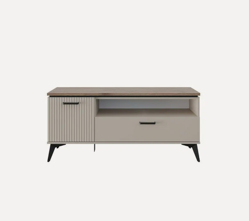 Изображение товара Тумба Anrex VINATI RTV 1D1SN, 58.4 x 39.4 x 130.6 см, цвет: персидский жемчуг/ амарок