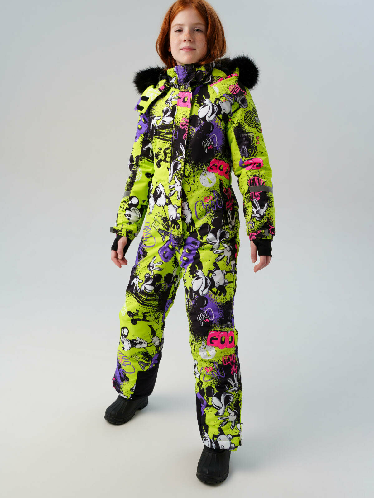 Комбинезон горнолыжный playToday размер 128  черный