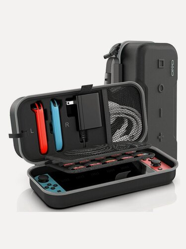 Изображение товара Сумка чехол Hard Shell для Nintendo Switch / OLED (IV-SW188) Black-Grey